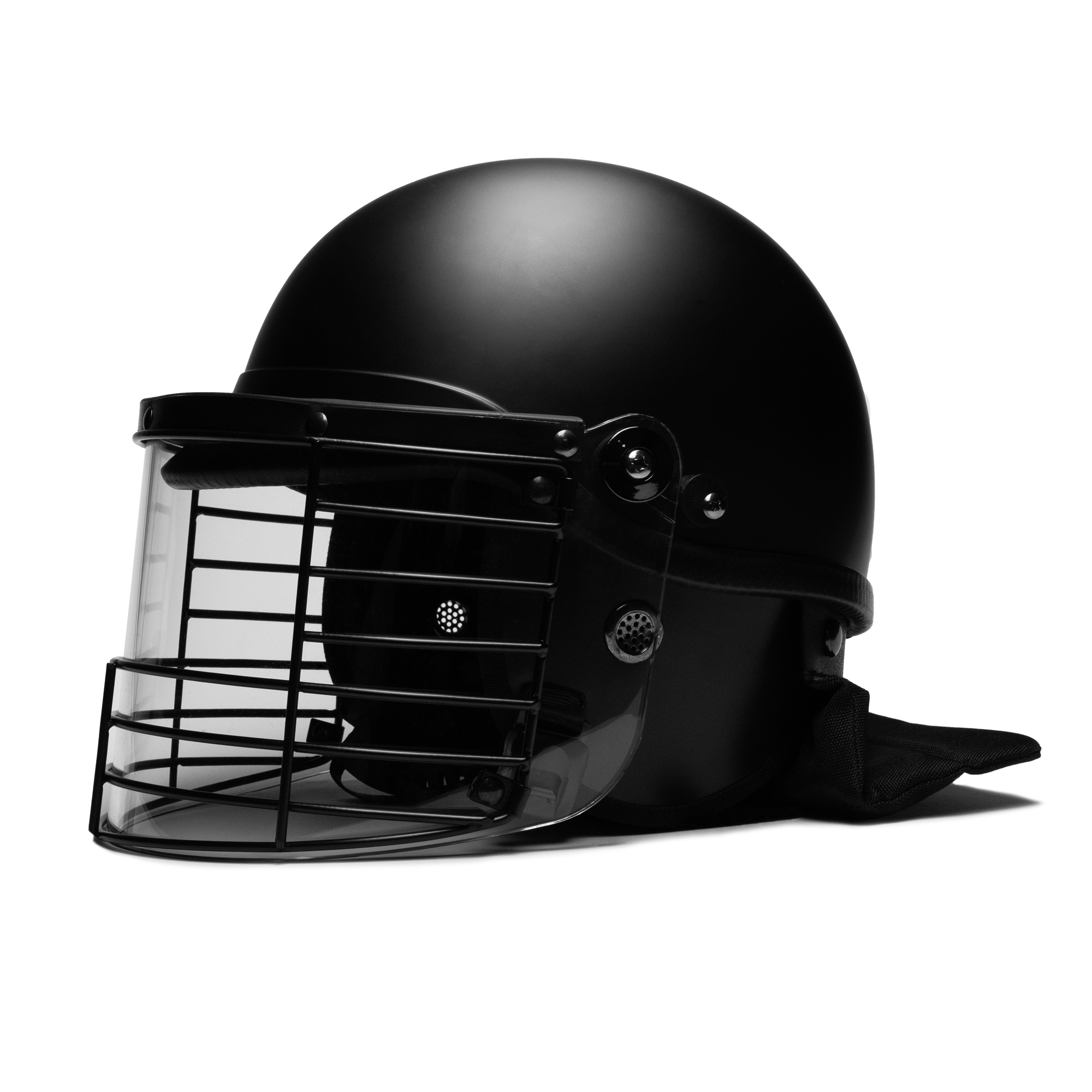 Helm PolizeiSchutzhelm Riot mit Gitter