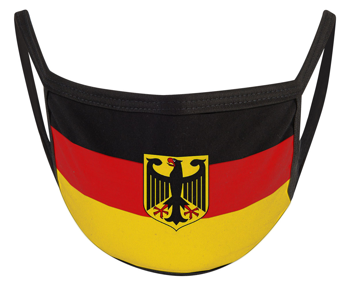Deutschland mit Adler Mund Nasen Maske