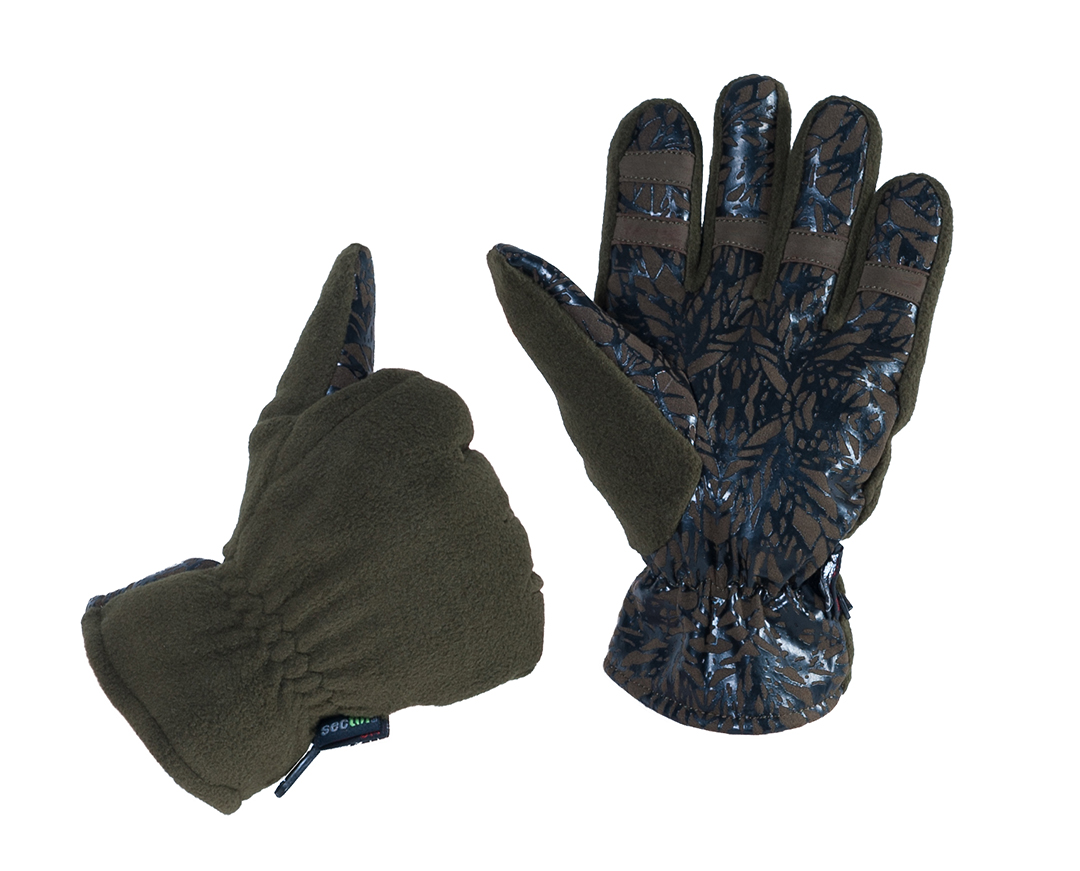 Jagd Outdoorhandschuhe Handschuhe mit Gummigewebe & flauschigen Fleece