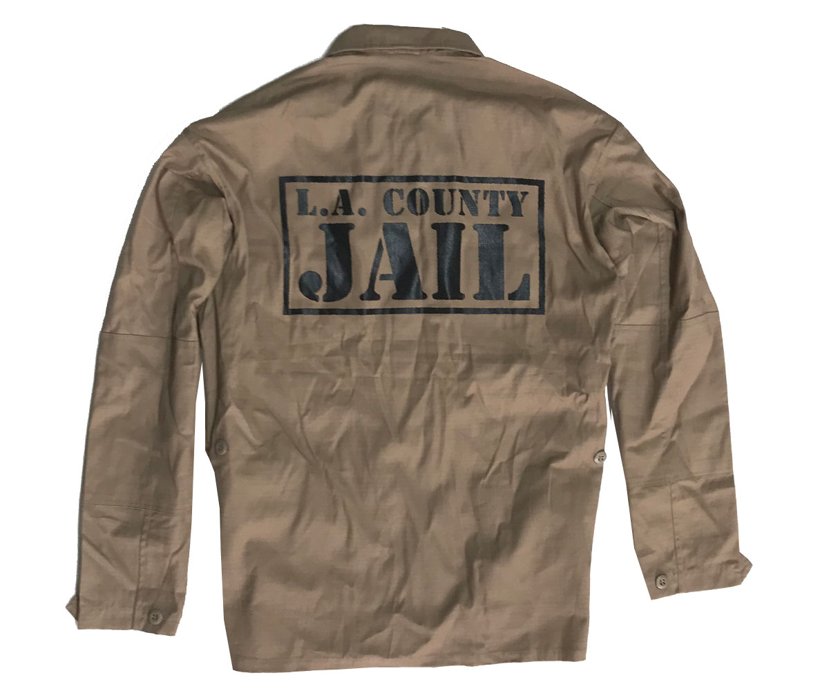 Rip Stop Jacke LA County Jail beige