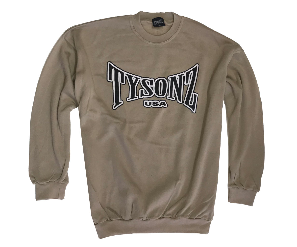 Tysonz Logo Pullover beige