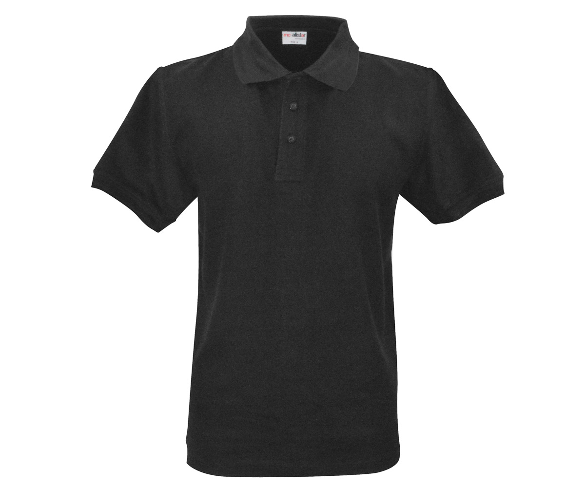 Polo Shirt Active Wear schwarz