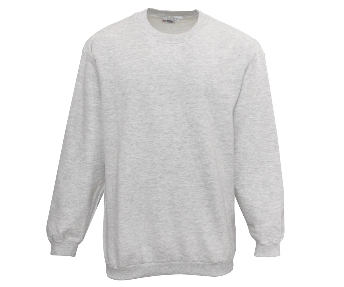 Active Wear Pullover grau meliert