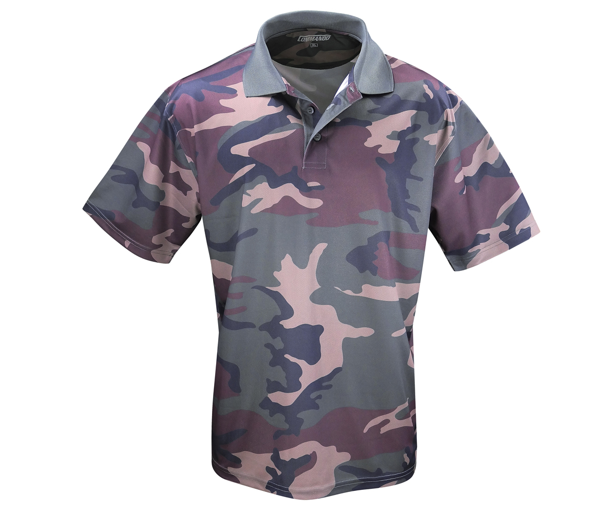 Tactical Polo Shirt QuikDry woodland